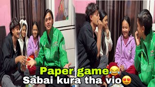 Paper Game Ma sabai ko pol kholeyo  Sabai Jana ko halat 😂 [upl. by Etat]