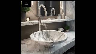 Marble Sink Styles Exploring Timeless Elegance [upl. by Ylatan]