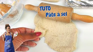 Comment faire de la pâte à sel  recettepateasel pateasel [upl. by Navannod]