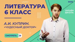 АИ Куприн «Чудесный доктор» Видеоурок 16 Литература 6 класс [upl. by Chaffin805]