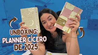 UNBOXING Recebendo Planners da Cícero 2025 [upl. by Aham]