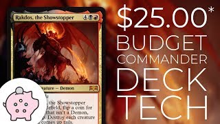 Rakdos the Showstopper  EDH Budget Deck Tech 25  Tribal  Magic the Gathering  Commander [upl. by Ky562]