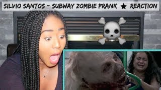 SCARY Subway Zombie Prank Zumbis no Metrô by Silvio Santos  REACTION [upl. by Malaspina140]