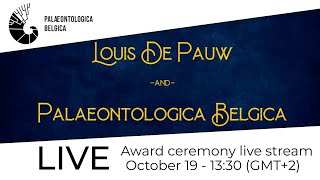 Palaeontologica Belgica amp Louis De Pauw Award 2024 [upl. by Ytsirhc836]