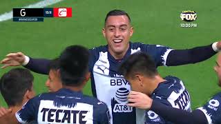 Gol de R Funes Mori  Rayados 1  0 Querétaro  Liga BBVA MX  Guard1anes 2021  Jornada 10 [upl. by Ira515]