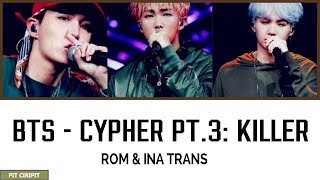 BTS CYPHER PT3  KILLER INA SUB haters wassalam [upl. by Norrag556]