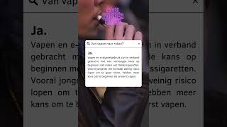 🚭 Van vapen naar roken [upl. by Eatnom]