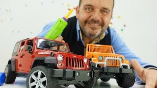 Coches para Niños Vamos a reparar un Jeep Videos de jugetes [upl. by Arodasi]