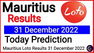 Mauritius Loto result 31 December 2022  samedi 31 December loto Mauritius result 2022 [upl. by Saturday]