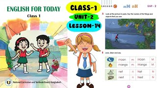 Class 1 English Unit 2 Lesson 14  English For Today  class one english unit 2 lasson 14 [upl. by Naryt]