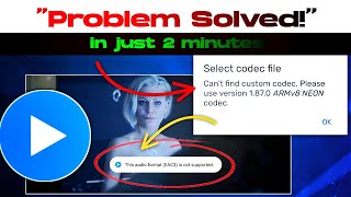 FIX Cant Find Custom Codec MX Player EAC3 Audio Not Supported  Update to 1870 ARMv8 NEON Codec [upl. by Sila]