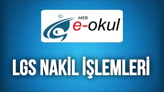 2024 EOkul Nakil İşlemleri  LGS Nakil Nasıl Yapılır [upl. by Wiltsey]