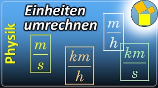 Einheiten umrechnen  Physik  wwwmathephysiktechnikde [upl. by Adnahsam]