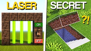 Minecraft 5 Secret Redstone Builds amp Hacks [upl. by Stelmach]