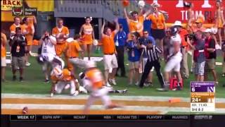 Outback Bowl Highlights Joshua Dobbs SportsCenter 1 Play Touchdown Tightope [upl. by Polk]