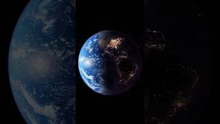 Earth Day And Night from space shorts space [upl. by Nana835]