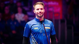 Match Eight  Albin Ouschan vs Tyler Styer  2023 Mosconi Cup [upl. by Luhem132]