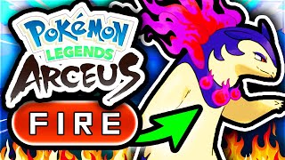 Can You Beat Pokémon Legends Arceus Using ONLY FIRE TYPES [upl. by Sierra]