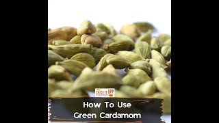 How To Use Cardamom For Cooking [upl. by Jodie]