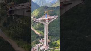 WORLDS LARGEST ARCH BEAM HYBRID CANTILEVERED BEAM  LIUZHI BRIDGE GUIZHOU bridge construction [upl. by Claretta]