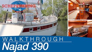 Najad 390 for sale  Yacht Walkthrough   Schepenkring Lelystad  4K [upl. by Eilliw]