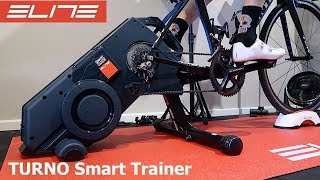 ELITE Turno Smart Fluid Trainer Unboxing Build Ride Details [upl. by Draned386]