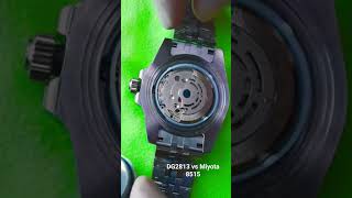 Mingzhu 2813 vs Miyota 8215 movement replacement tickingwatch [upl. by Enrico]