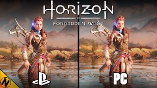 Horizon Forbidden West PC vs PS5  Direct Comparison [upl. by Rudolph604]