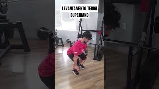 LEVANTAMENTO TERRA SUPERBAND academia fitness [upl. by Ultima596]