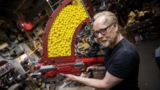 Adam Savages One Day Builds 1000 Shot NERF Blaster [upl. by Etnovaj]