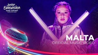 Gaia Gambuzza  Diamonds In The Skies  Malta 🇲🇹  Official Music Video  Junior Eurovision 2022 [upl. by Yelroc441]