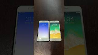 iPhone 6 Plus on iOS 9 vs iPhone 6s Plus on iOS 15 boot up test shorts iphone6plus iphone6splus [upl. by Ferino]