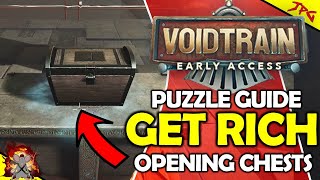 VOIDTRAIN Get Rich Completing PUZZLEs Guide To Witch island And Chests [upl. by Vada]