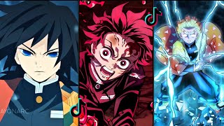 Demon Slayer TikTok Compilation 10  Epic Anime Edits  Upper Moons amp Hashira Moments [upl. by Ylsel155]