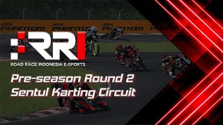 ROAD RACE INDONESIA ESPORTS 2022  PRESEASON ROUND 2  SENTUL KARTING CIRCUIT [upl. by Aiuoqes270]