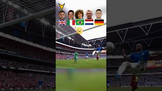 Walker vs Florenzi vs Luiz vs De Ligt vs Sule  Goal Line challenge shorts footballronaldo messi [upl. by Oirottiv]