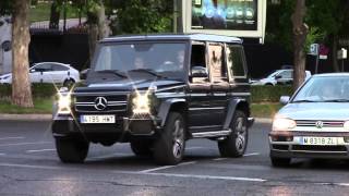 Mercedes G63 AMG hard acceleration [upl. by Aynuat]