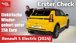 Neuvorstellung Renault R5 Electric  Optik retro und die Technik  auto motor und sport [upl. by Eustis475]