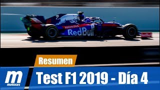 Resumen Día 4  Test Barcelona  F1 2019 [upl. by Rowen521]