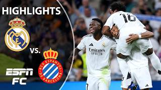 🔥 MBAPPE SCORES 🔥 Real Madrid vs Espanyol  LALIGA Highlights  ESPN FC [upl. by Laise12]