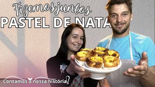 Marido fez pastel de Nata Receita Portuguesa 🇵🇹 Muita diversão 🤭 [upl. by Hakon]