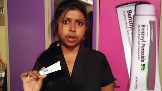 Benzoyl Peroxide Gel for Pimples and Black spot Review amp Unboxing [upl. by Aneehsyt]