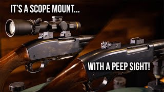 The Whitetail Mount  A Scope amp Peep In One…BUT Will It Hold Zero [upl. by Whitver]