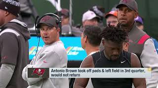 What Caused Antonio Brown to Leave the Buccaneers MidGame [upl. by Ominoreg969]