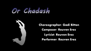 Or Chadash  IFD Israeli folk dancing for beginners [upl. by Onilegna]