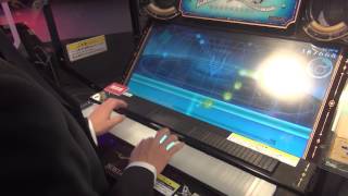 BEMANIシリーズ新作「ノスタルジア」直撮りプレイムービー【JAEPO2016】 [upl. by Fugate621]