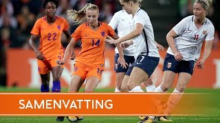 Highlights OranjeLeeuwinnen  Noorwegen 24102017 [upl. by Einor]