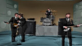 The Beatles  Help live Ed Sullivan colorized static nonoverlayed version in description [upl. by Jareb]