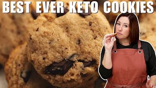 Keto Browned Butter Chocolate Chip Cookies [upl. by Penhall602]