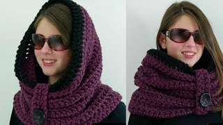 Cómo Hacer un CuelloGorro Dos Agujas knitting PatternsTejiendoconleonardo [upl. by Margi718]